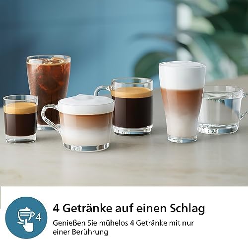 PHILIPS Kaffeevollautomat LatteGo 2300 Schwarz