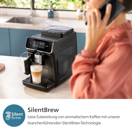 PHILIPS Kaffeevollautomat LatteGo 2300 Schwarz