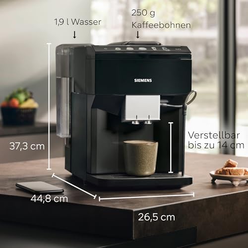 Siemens Kaffeevollautomat EQ500 classic Schwarz