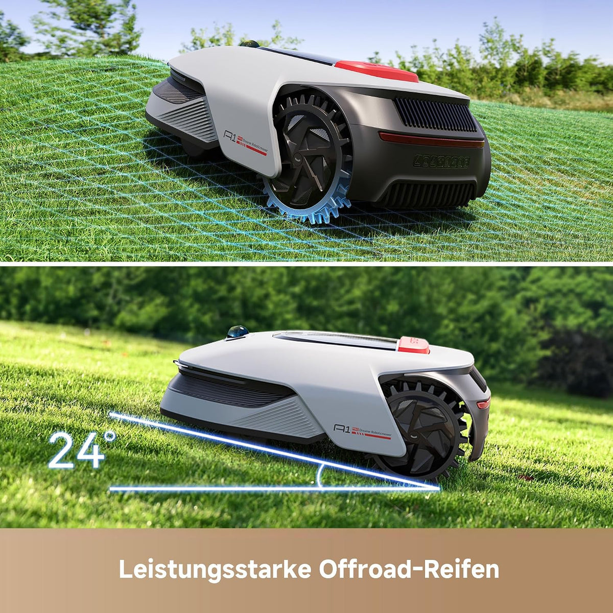 dreame A1 Pro Mähroboter mit Garage