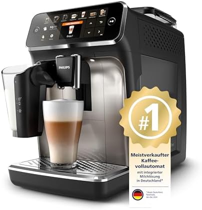 PHILIPS Kaffeevollautomat LatteGo 5400 Chrom
