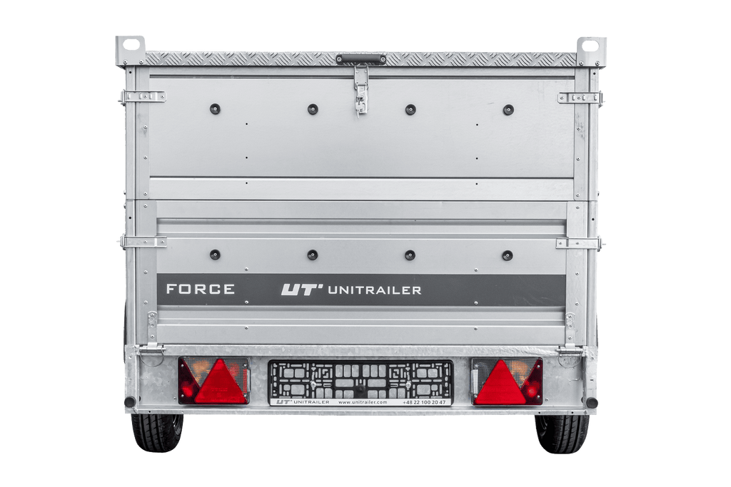 UNITRAILER Force 264/R KIPP – Anhänger 2647×1260 mm, 750 kg zGG