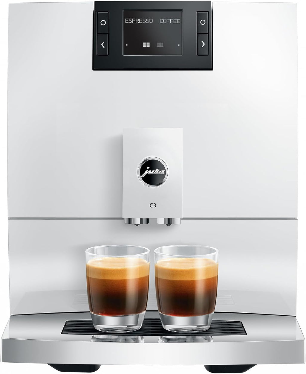 JURA C3 Kaffeevollautomat Piano White