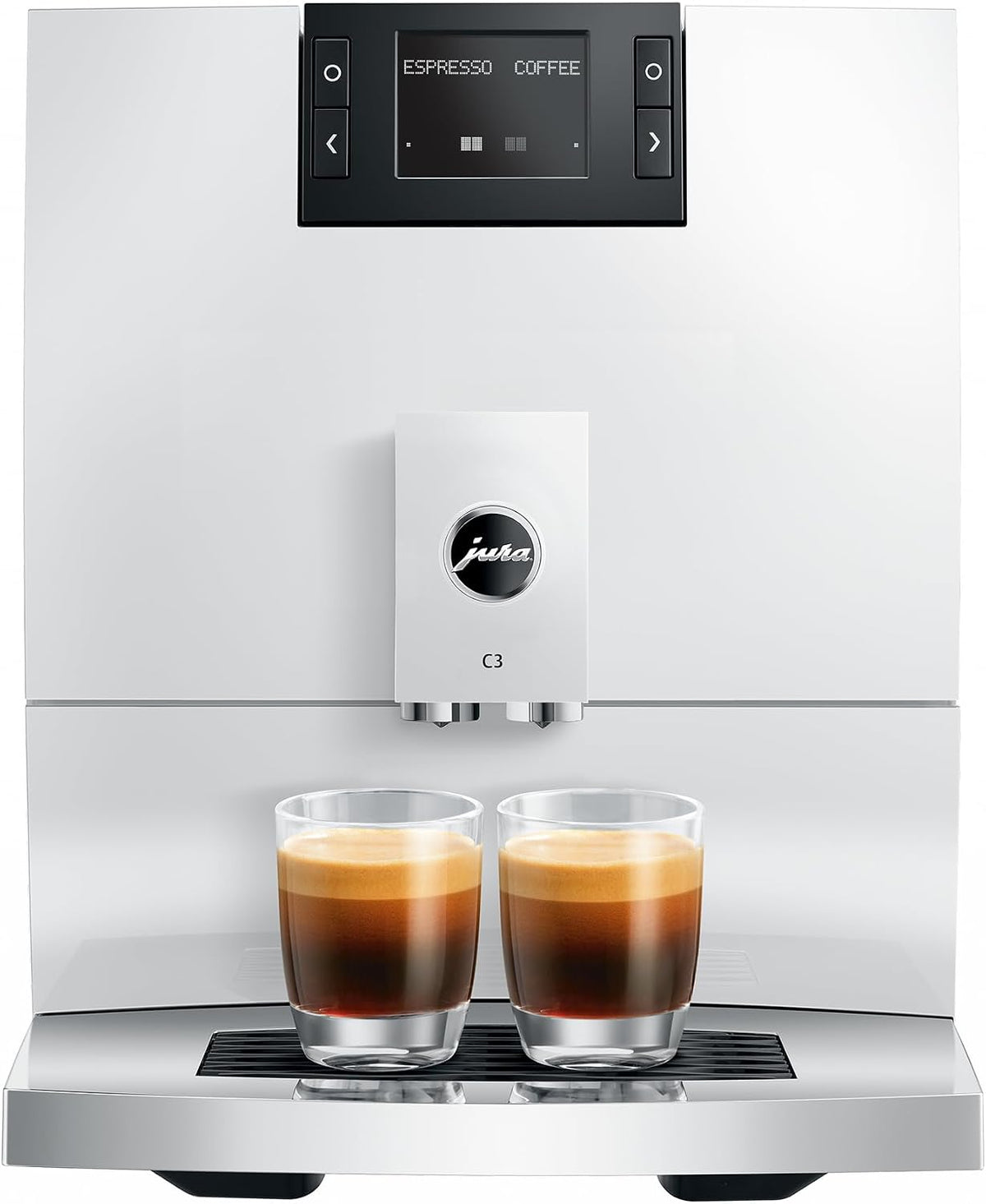 JURA C3 Kaffeevollautomat Piano White