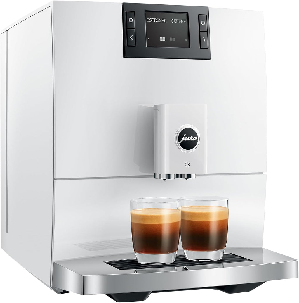 JURA C3 Kaffeevollautomat Piano White