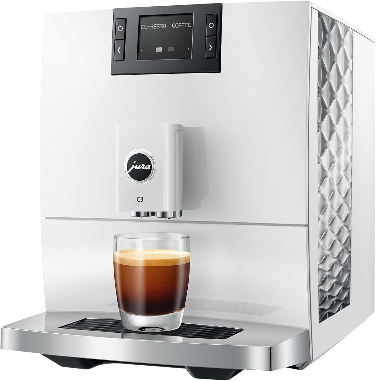 JURA C3 Kaffeevollautomat Piano White